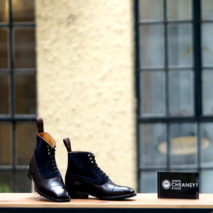 Anna D+ Balmoral Boot in Burnished Mocha/Oceano Suede